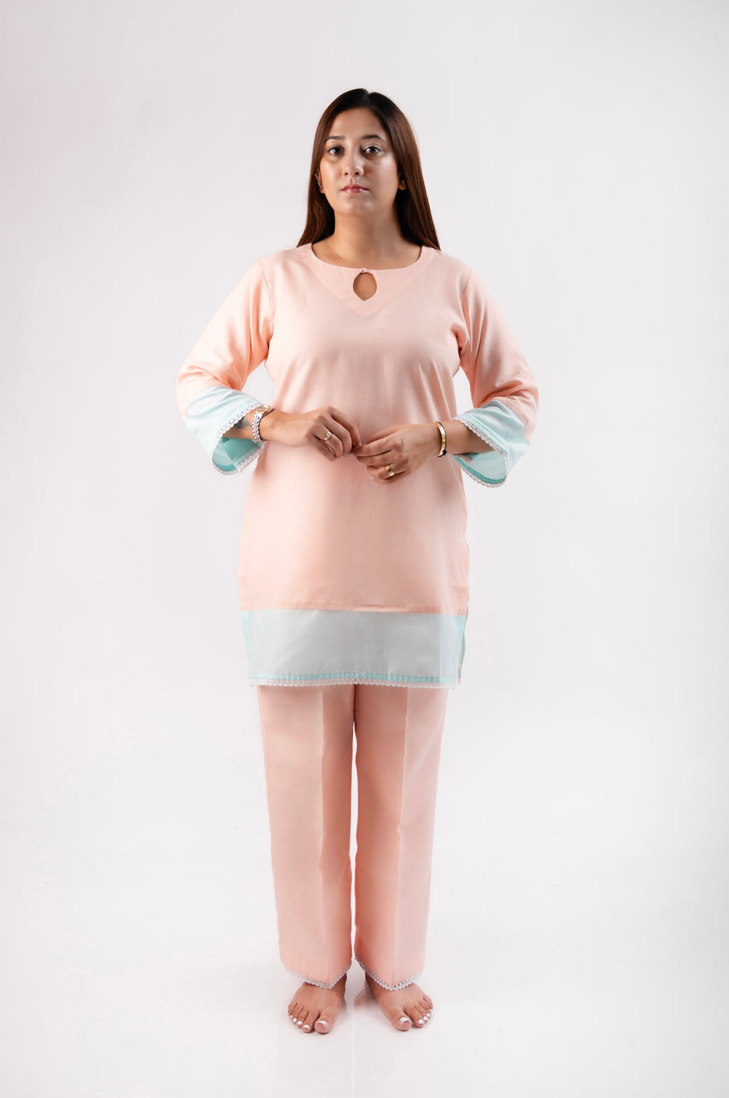 powder pink Everyday muse cotton co-ord set