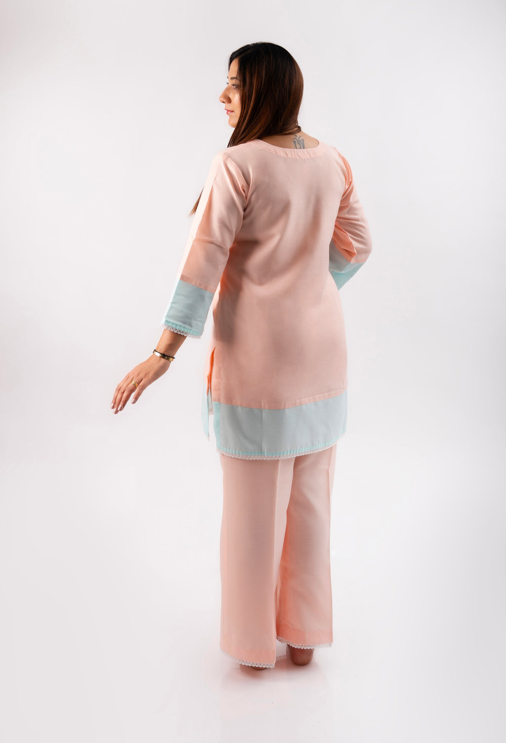 powder pink Everyday muse cotton co-ord set